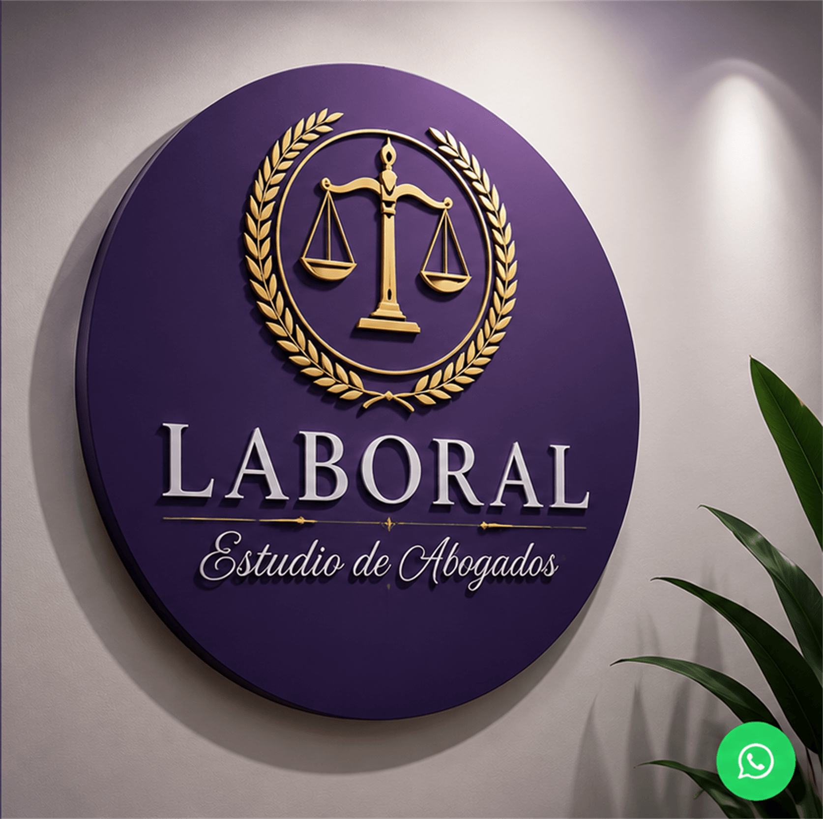 Identidad visual de Laboral Estudio de Abogados